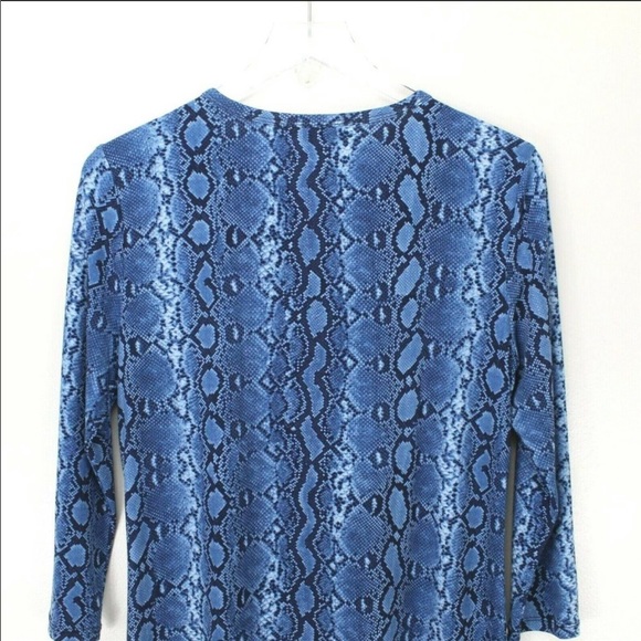 Michael Kors 3/4 sleeve snake print dress - Picture 5 of 6